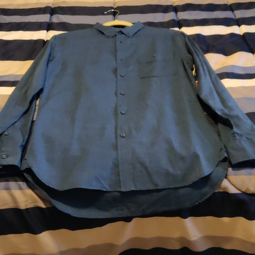 SOLD Massimo dark blue dress shirt